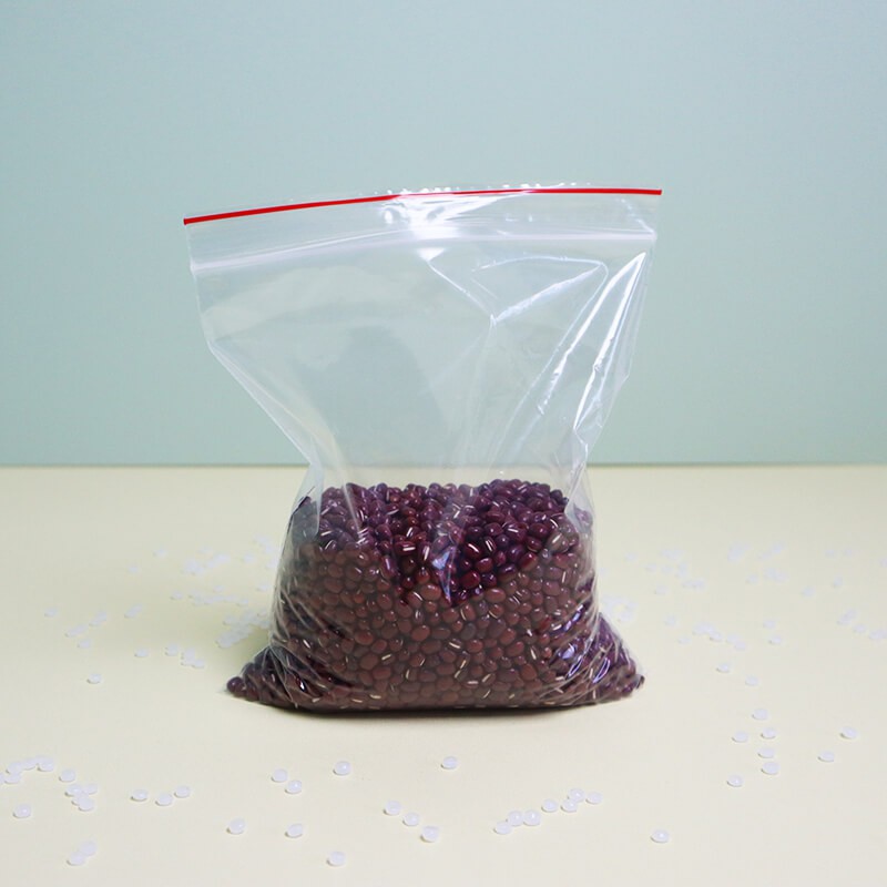 sealed ziplock bag
